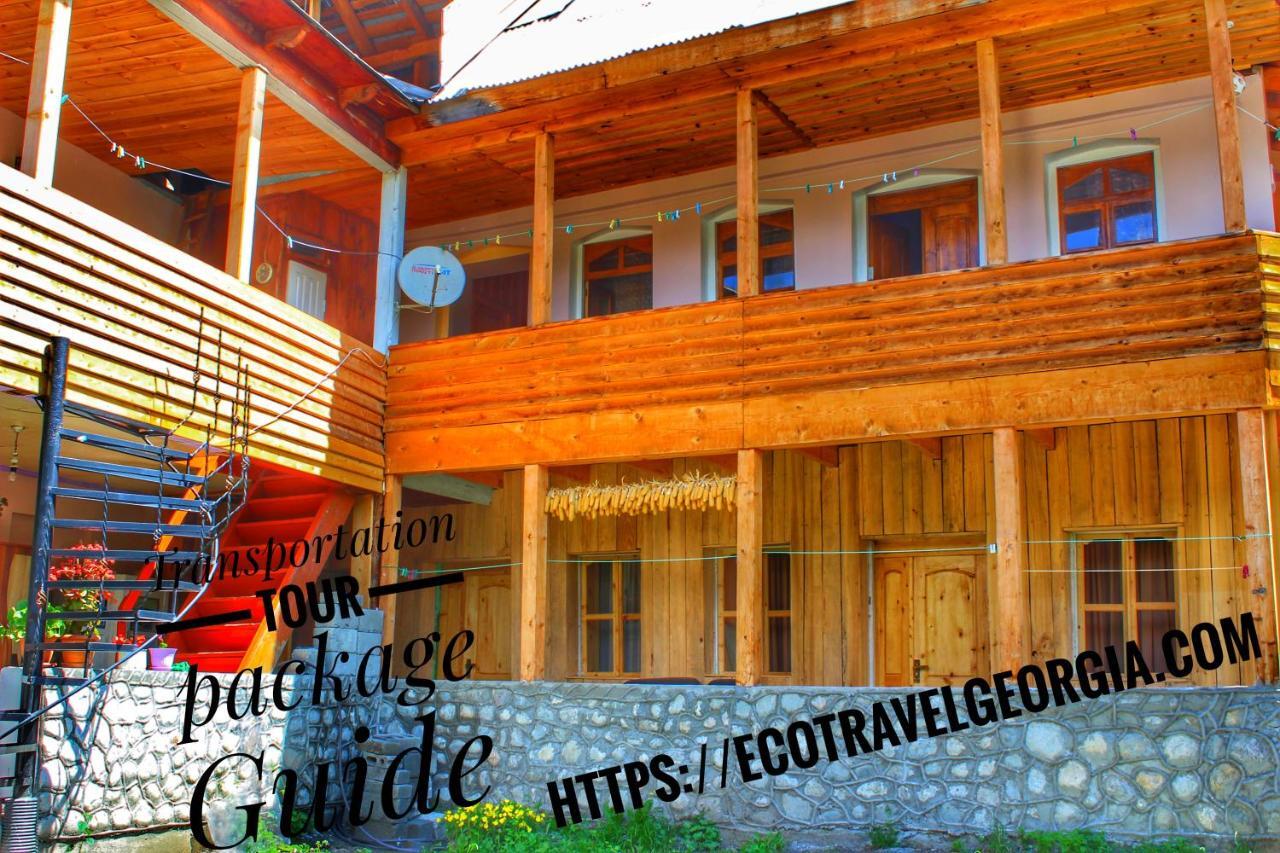 Ecohouse Svaneti Mestia Eksteriør bilde